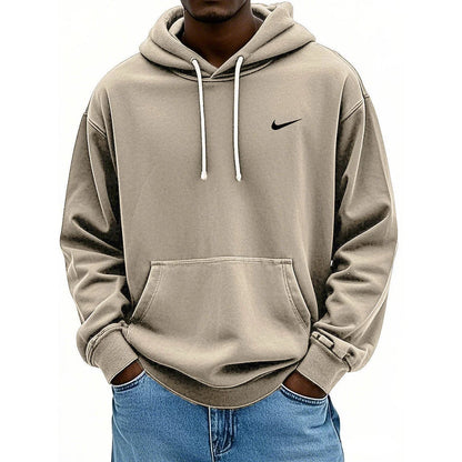 Fashionable Casual Loose Hooded Sweatshirt