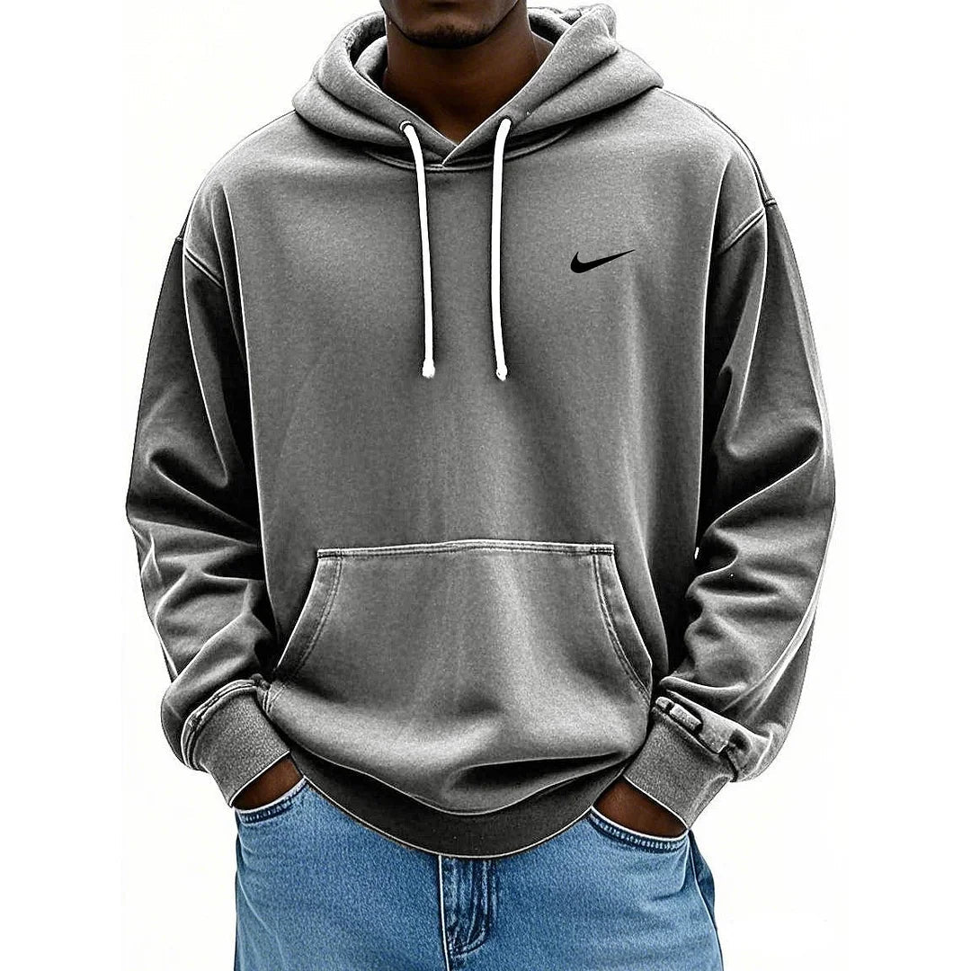 Fashionable Casual Loose Hooded Sweatshirt