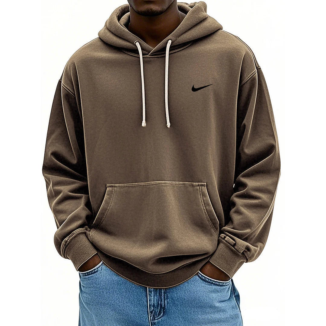 Fashionable Casual Loose Hooded Sweatshirt