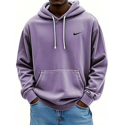 Fashionable Casual Loose Hooded Sweatshirt