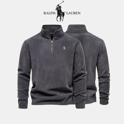 RL Men’s Premium Fleece Quarter-Zip Jacket